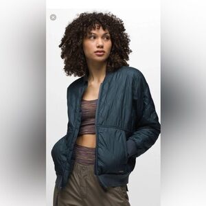 Prana Esla Charcoal Quilted Puffer Jacket *NEW WITH TAGS*